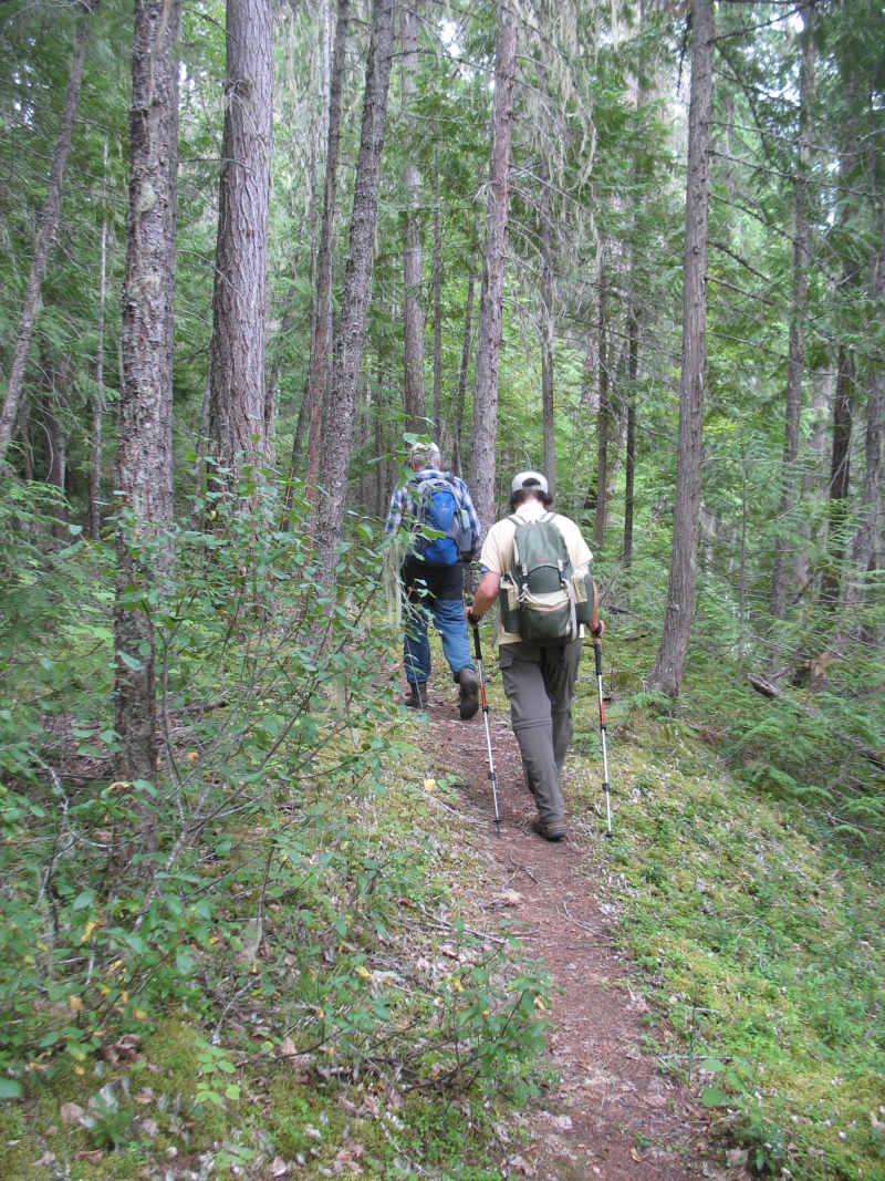 Clearwater River Trail im Sommer